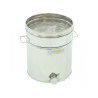 Maturator inox, 50l, cu canea din inox, cu manere si sita, Lyson