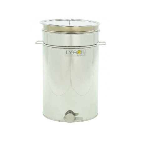 Maturator inox, 70l, cu canea din inox, cu manere si sita, Lyson