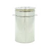 Maturator inox, 70l, cu canea din inox, cu manere si sita, Lyson