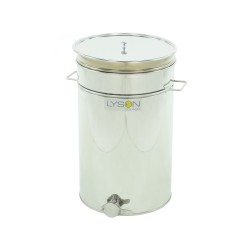 Maturator inox, 70l, cu canea din inox, cu manere si sita, Lyson