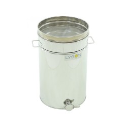 Maturator inox, 70l, cu canea din inox, cu manere si sita, Lyson