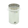 Maturator inox, 70l, cu canea din inox, cu manere si sita, Lyson
