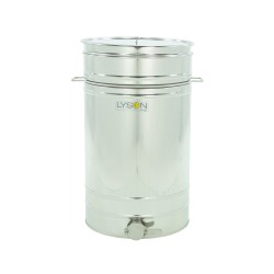 Maturator inox, 150l, cu canea din inox, cu manere si sita, Lyson