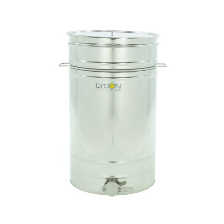 Maturator inox, 150l, cu canea din inox, cu manere si sita, Lyson