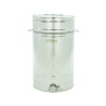 Maturator inox, 150l, cu canea din inox, cu manere si sita, Lyson