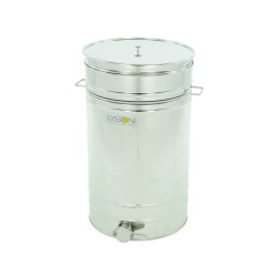 Maturator inox, 150l, cu canea din inox, cu manere si sita, Lyson