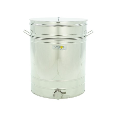 Maturator inox, 200l, cu canea din inox, cu manere si sita, Lyson