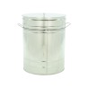Maturator inox, 200l, cu canea din inox, cu manere si sita, Lyson