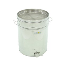 Maturator inox, 200l, cu canea din inox, cu manere si sita, Lyson