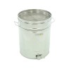 Maturator inox, 200l, cu canea din inox, cu manere si sita, Lyson